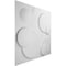Ekena Millwork Finley EnduraWall Decorative 3D Wall Panel, White, 19 5/8"W x 19 5/8"H WP20X20FIWH - alternate 3